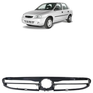 Grade Parachoque Dianteiro Corsa Classic 2003 2004 2005 2006 2007 2008 Preto Liso