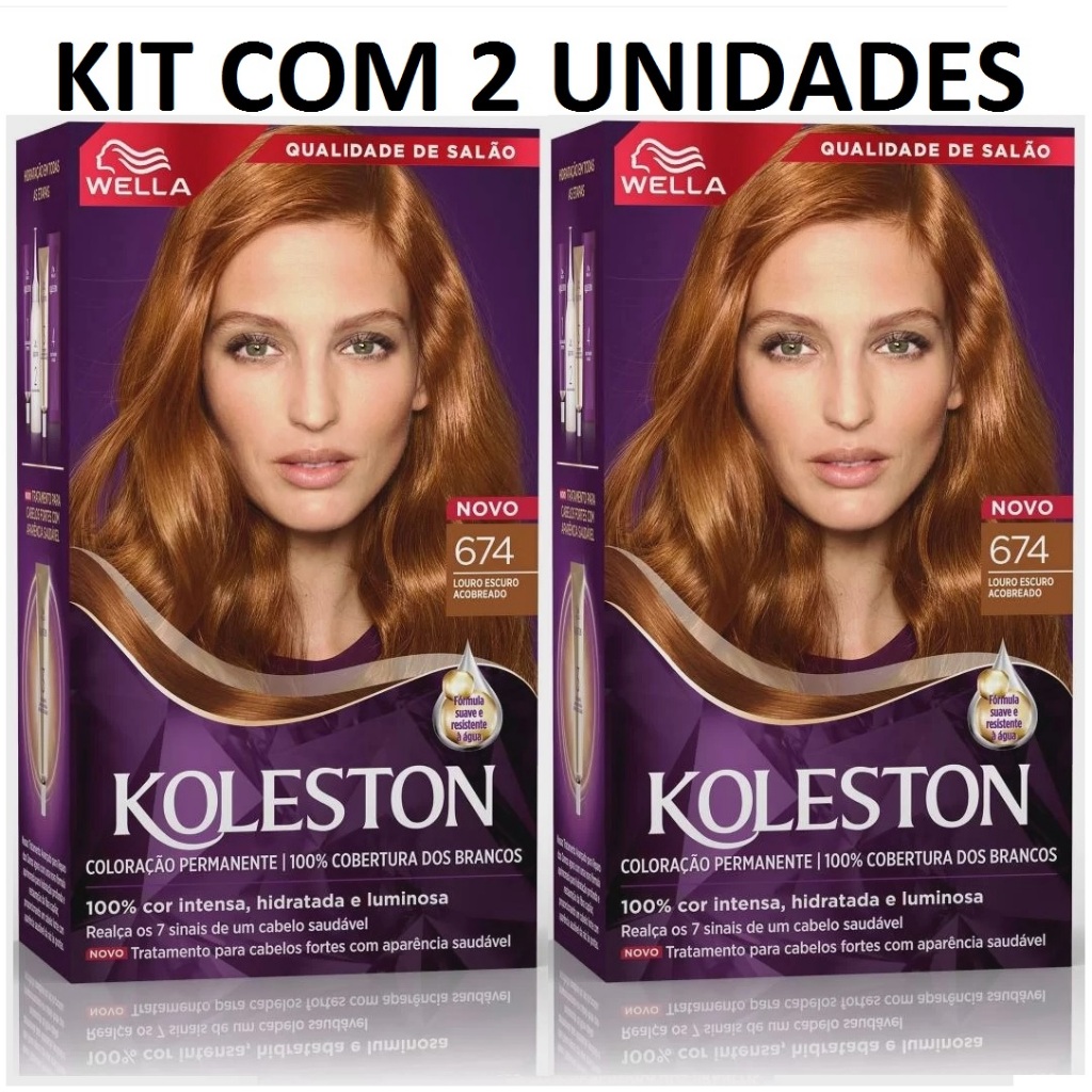 Tinta Wella Koleston 674 Chocolate Acobreado | Shopee Brasil
