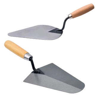 Colher De Pedreiro Canto Redondo Ou Reto Profissional Vários Tamanhos Modelos Obra Construção Parede em Oferta na Shopee