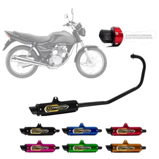 Escapamento Competition Titan 125 Ks 00 A 04 Fan 125 04 A 08