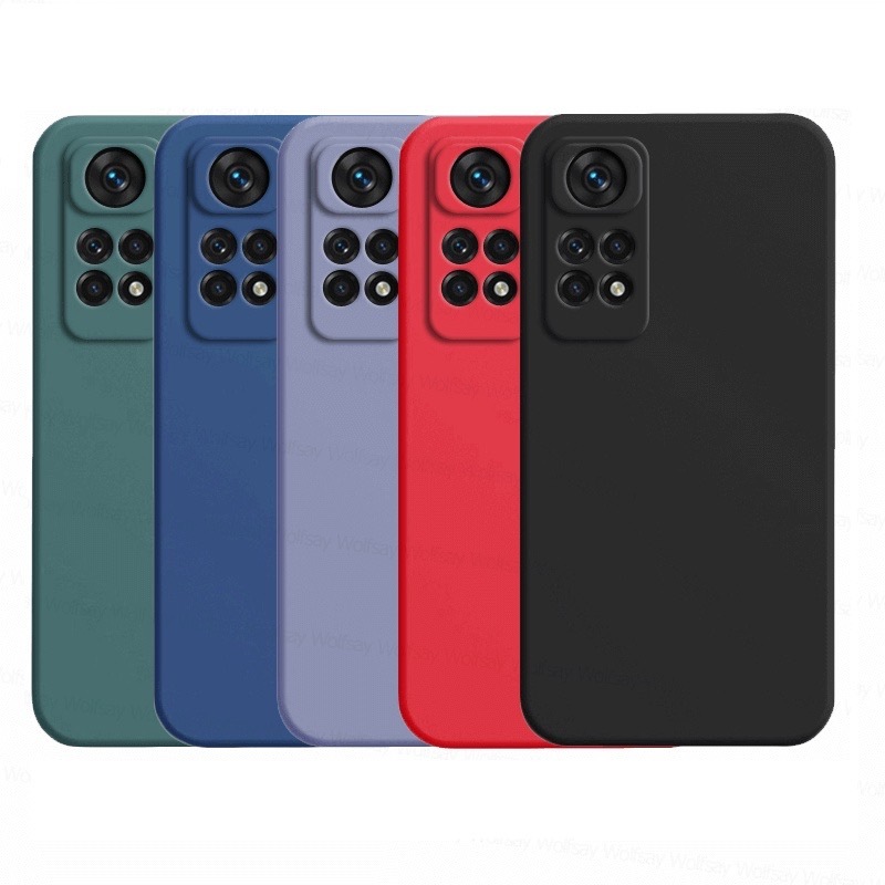 SEAHAI Cover Per Xiaomi Redmi Note 12 Pro 4G, Anti-Caduta Militare Con Supporto Pieghevole Nascosto - Blu