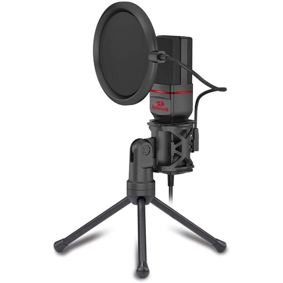 Microfone Gamer/ Streamer/ Podcaster - Redragon Seyfert - GM100
