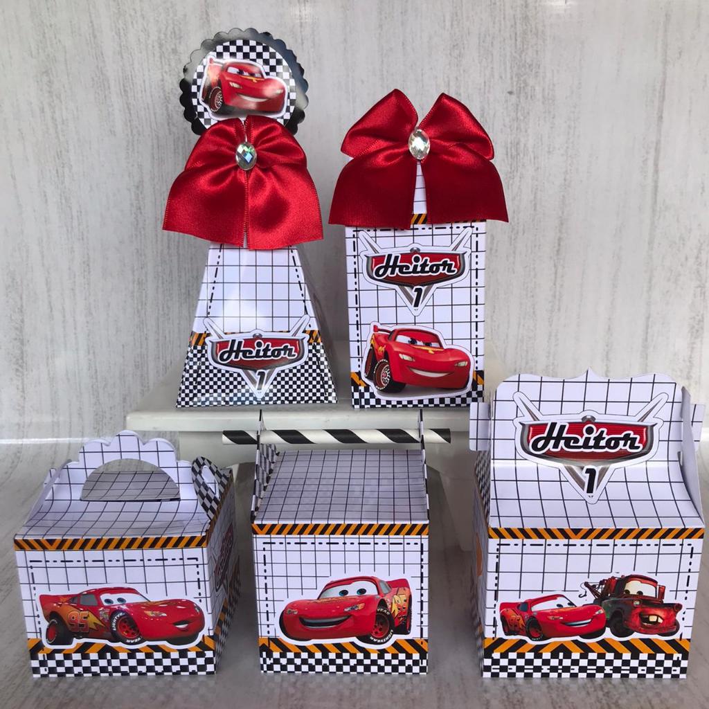 Kit Festa Personalizados Carros Relâmpago Mcqueen Lembrancinhas ...