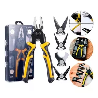 Alicate Multifuncional 5 em 1 Com 5 Bicos Ergonômico SQ-4404