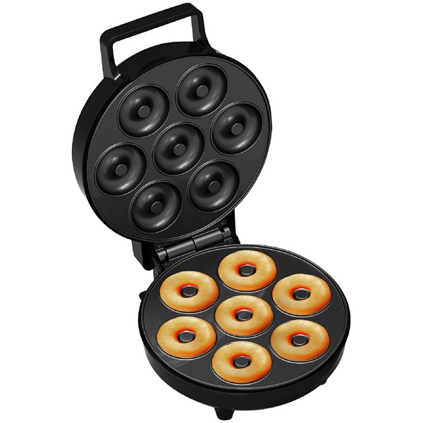 Máquina de Mini Donas Donuts ElectroBras Fun Donuts EBDN-01 voltagem 220 volts - Preto / Prata