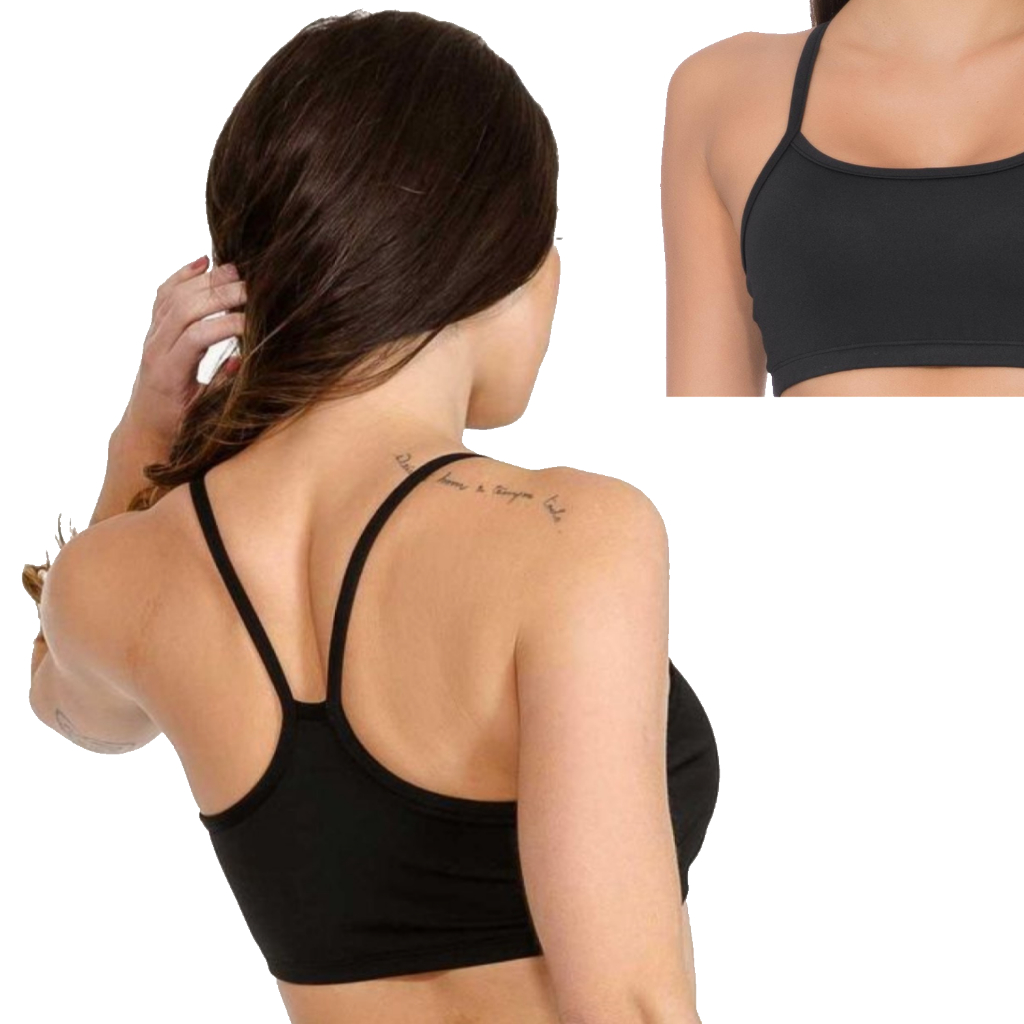 Top Cropped Nadador Ayron Alça Fina Adulto Feminino Moda Fitness em  Promoção na Shopee Brasil 2024