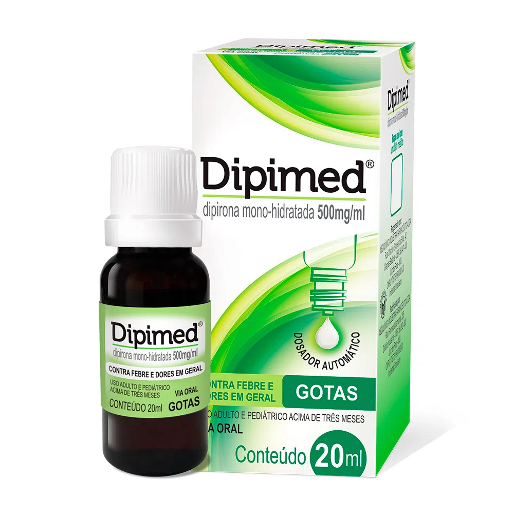 Dipirona 500Mg Ml, Solucao De Uso Oral Dor e Febre | Shopee Brasil