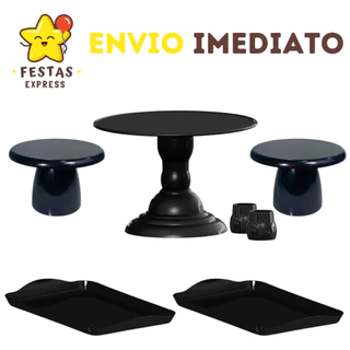 Kit Festa - 1 Boleira Royale 28cm , 2 Mini Cake Slim e 2 Bandeja 20x13