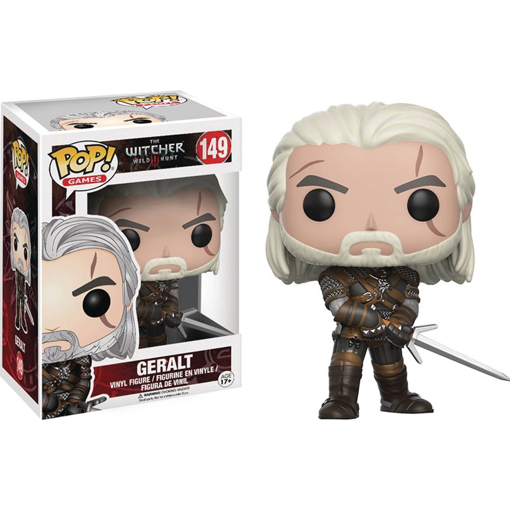 Funko Pop! The Witcher – Lot De 4 Figurines Exclusives De Geralt Et Sa Bande