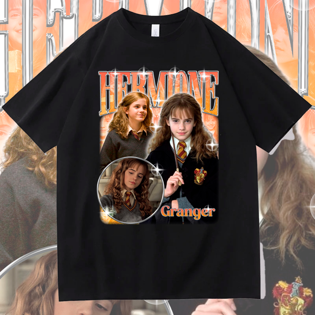 Camiseta Unissex Hermione Harry Potter Estampa Personalizada Graphic Algodao