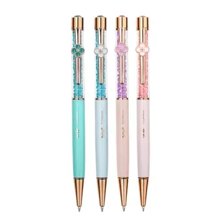 Caneta Esferográfica Metálica Flowers 1.0mm - BRW