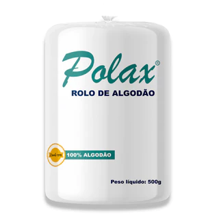 Algodão Hidrófilo Rolo 500g Polax
