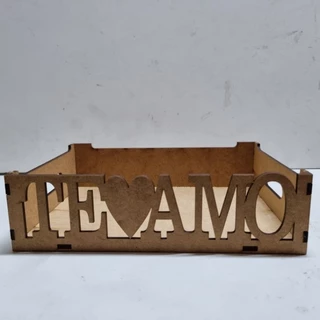 Bandeja TE S2 AMO Kit COM 10 unidades 20X15X5 cesta