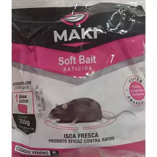 Raticida Maki Soft Bait - 200 gramas