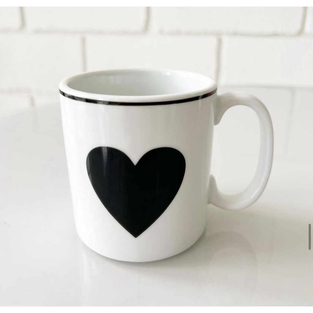 Caneca Porcelana Coração