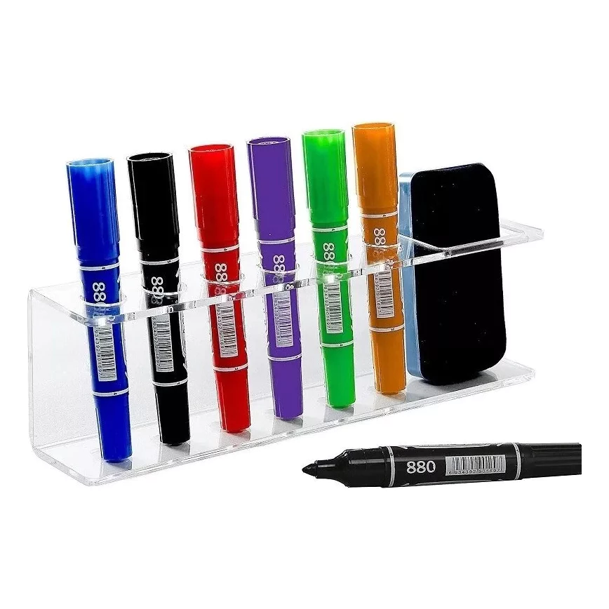 Suporte Para Apagador E Canetas Quadro Branco