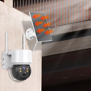 Câmera Segurança Zoom4x Energia Solar Wifi 4g