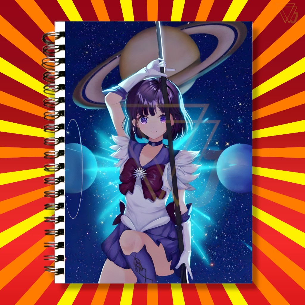 Adesivo Para Capa de Caderno Anime Sailor Moon Hotaru Tomoe Sailor ...