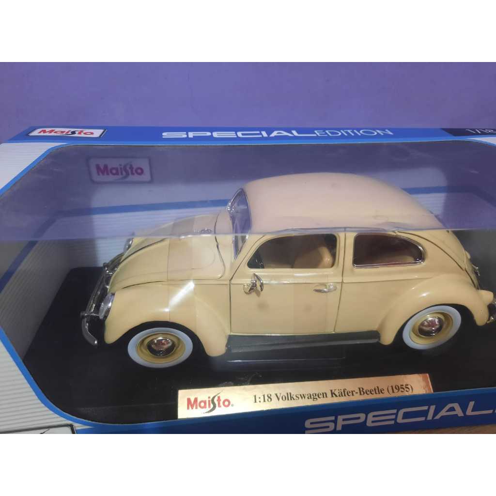 マイスト ミニカー 1955 Volkswagen Beetle KAFER Grey 1/18