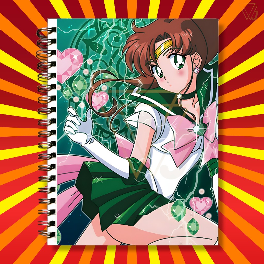 Adesivo Para Capa de Caderno Anime Sailor Moon Makoto Kino Excelente ...