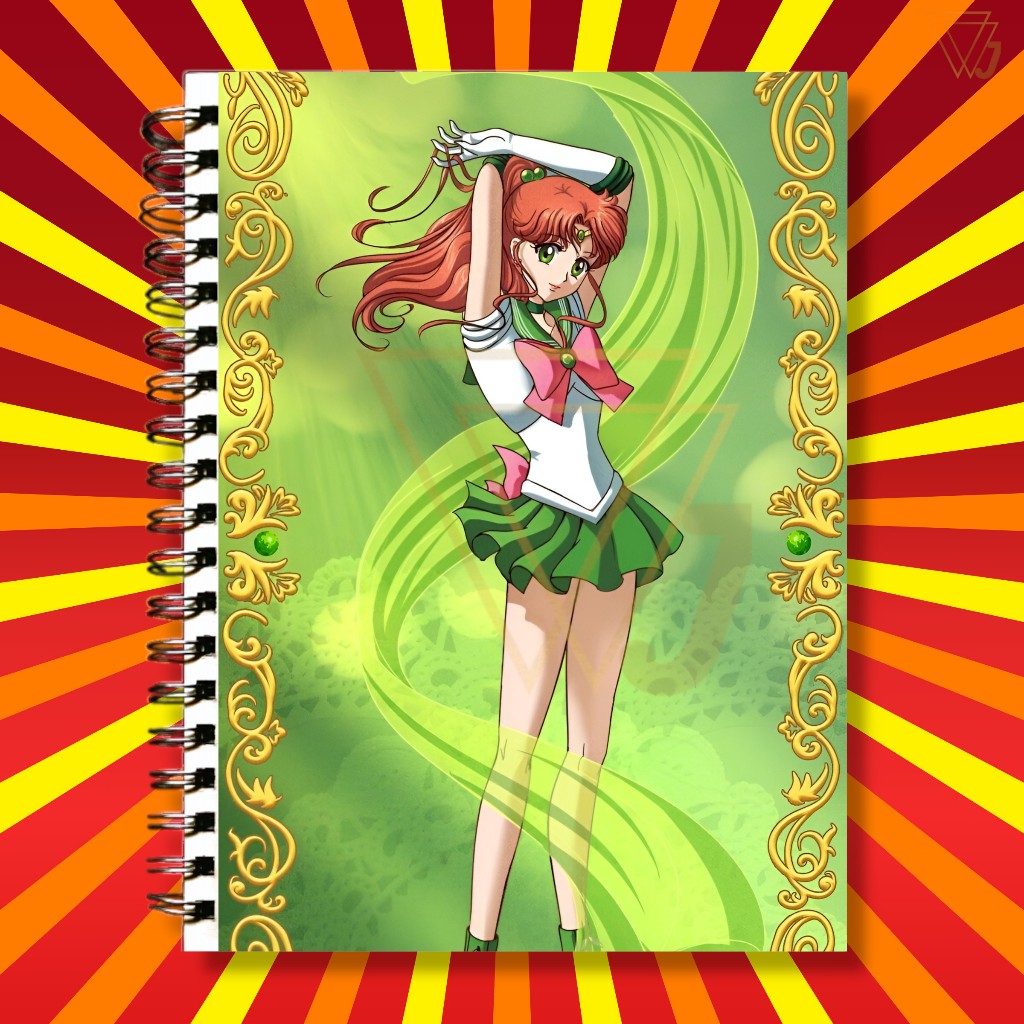 Adesivo Para Capa de Caderno Makoto Kino Anime Sailor Moon Sailor ...