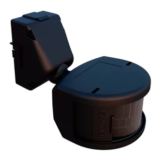 Sensor De Presença Frontal Externo Smart X-Control Com Fotocélula Sobrepor Parede Bivolt Preto Alcance 12m Com Temporizador Exatron