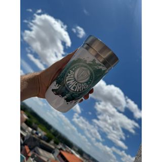Copo Térmico A Vácuo Palmeiras Verdão Cerveja 500 ml