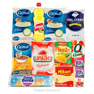 Cesta Básica Doação - Completa Produtos Premium