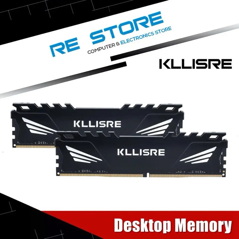 Kllisre RAM DDR4 8GB 16GB Memória 2666MHz 3200MHz Desktop Dimm Alto Compatível
