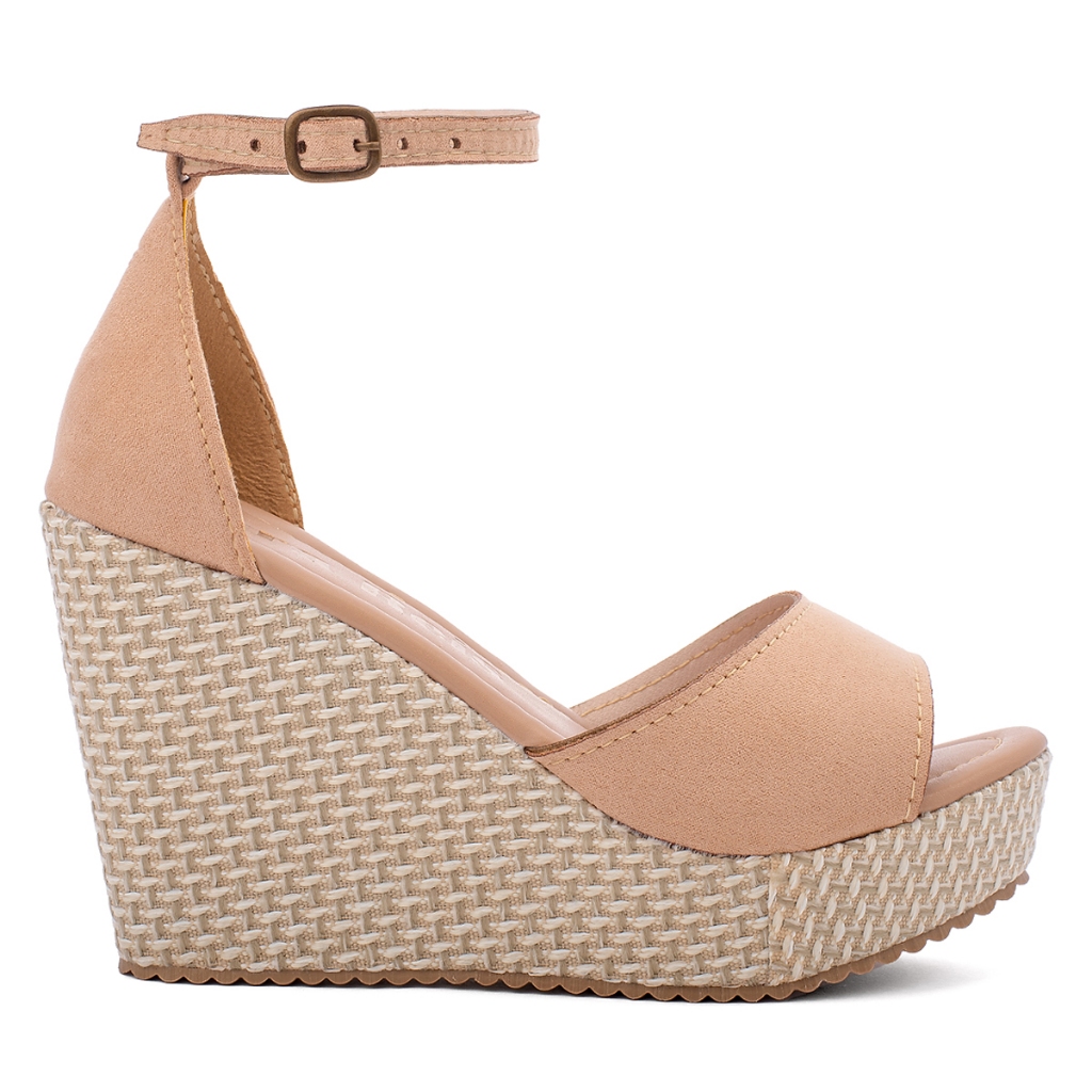 Sandália Plataforma Anabela Studio Z SandÃ¡lias Total Confort