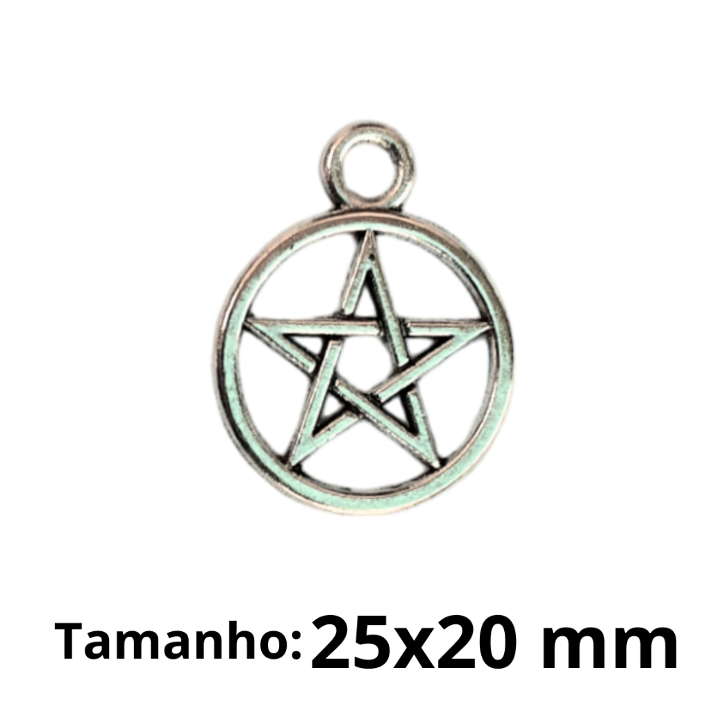 Colar PENTACULO, pentagrama wicca, pagan, estrela simples, pentáculo ...