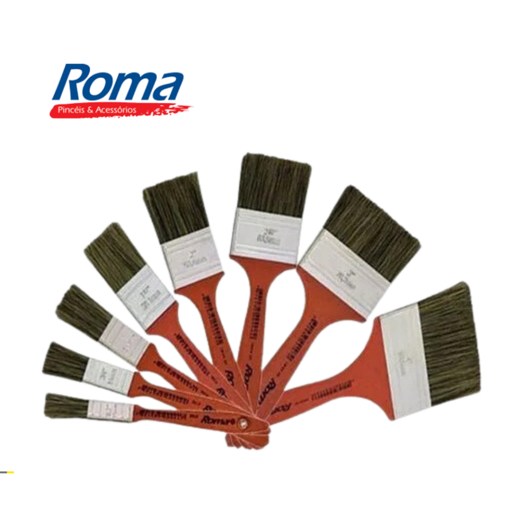 Pincel Trincha para Pintura Roma 302 UNIDADE Roma ENVIO IMEDIATO ...