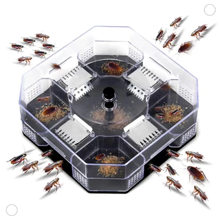Armadilha Caixa para Baratas Controle de Pragas Reutilizavel para Casa Cozinha 14cm