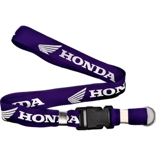 1- Chaveiro HONDA Cycles Moto Cordão Roxo