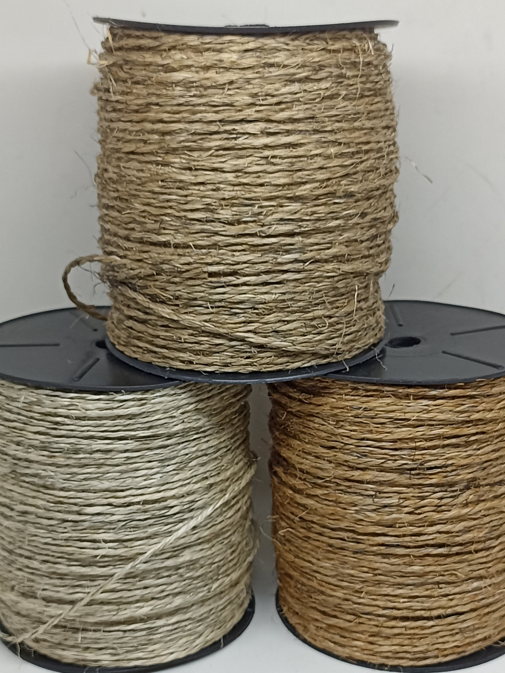 fio de sisal 3 mm corda artesanato juta 20 mts 