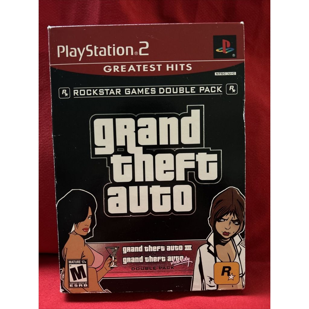 Grand Theft Auto Double Pack Gta Ps2 Original Completo