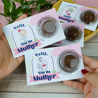 50 unid Cartão para blister Dia da Mulher para mimo lembrancinha Empresa Cliente Cards Cartões Mulheres em Oferta na Shopee