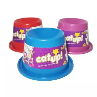 Comedouro Funcional Pet Elevado Postura Correta CatUp Para Gatos 230ml