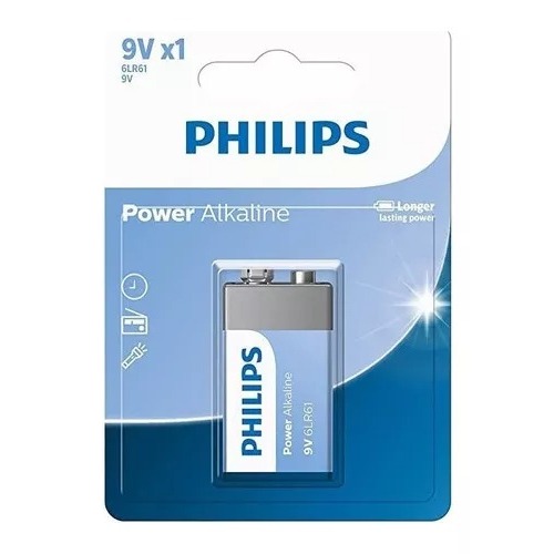 Bateria Alcalina Philips 9v 6lr61 Original