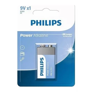 Bateria Alcalina Philips 9v 6lr61 Original