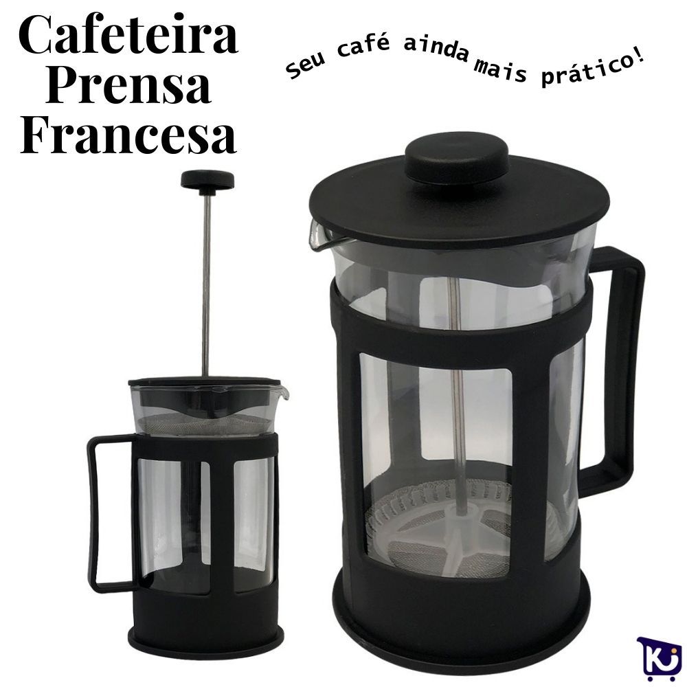 Cafeteira Prensa Francesa Cremeira Café Leite Chá 600ml