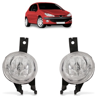 Farol Milha Auxiliar 206 1998 1999 2000 2001 2002 2003 2004 Boquinha Lente Lisa Vidro