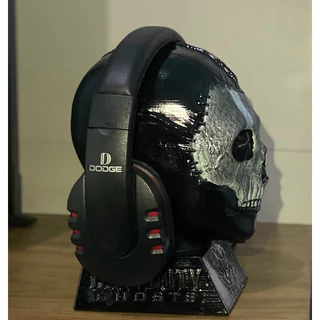 Suporte Fone De Ouvido Headset Headphone - Cabeça Ghosts Call Of Duty Warzone