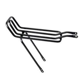 Bagageiro Garupa Articulado Rabetão Resistente Para Bike Aro 26 24 20 Articulado Preto / Cromado