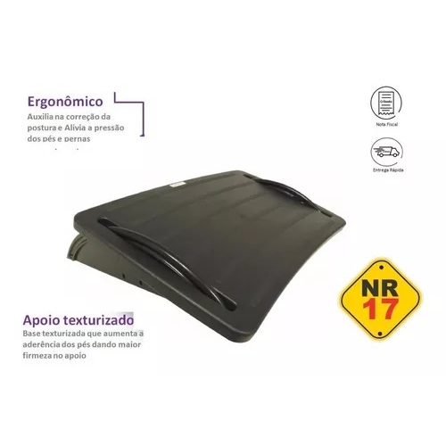 Apoio para os Pés Ergonômico NR17Anti Derrapante