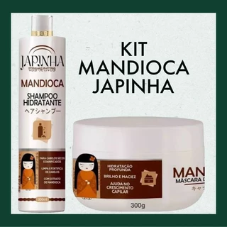 KIT JAPINHA MANDIOCA 300gr - SHAMPOO + MASCARA