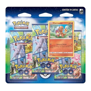 Blister Triplo Pokémon Go Charmander Cartas Pokemon Copag