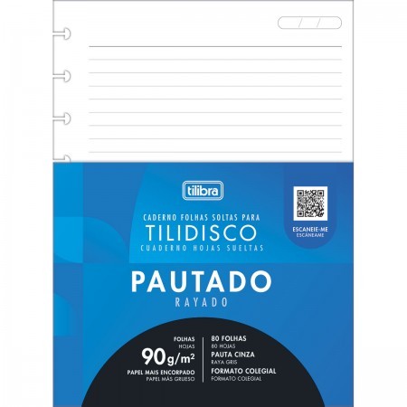 Refil para TILIDISCO papel 90 g/m² A4 200mm x 275mm 50 ou 80 folhas ...