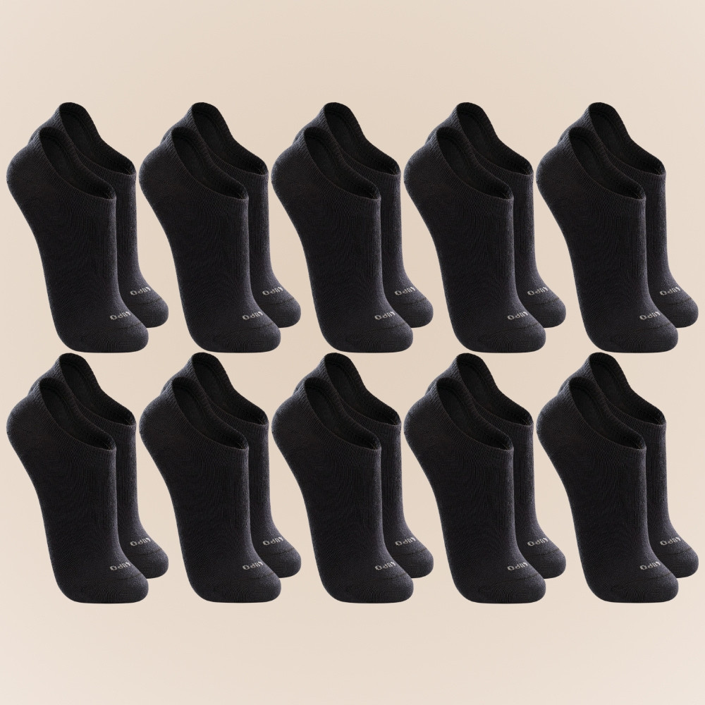 Kit Com 10 Pares Meias Lupo Soquete Sapatilha Invisível Baixa Esportiva Original