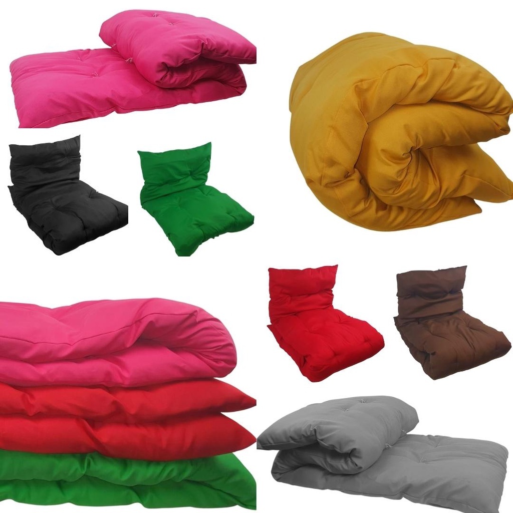 Futon Almofadão de Sofá Banco Pallet Grandão Colçhonete Varanda Poltrona Espreguiçadeira 60x170cm